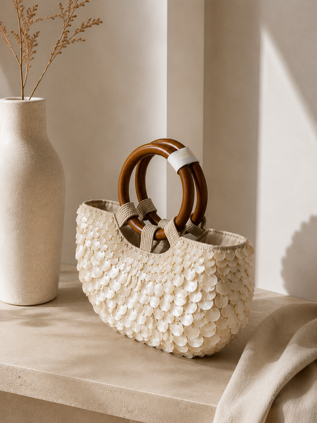 Ainoa™ | Bolso de Nácar Elegante