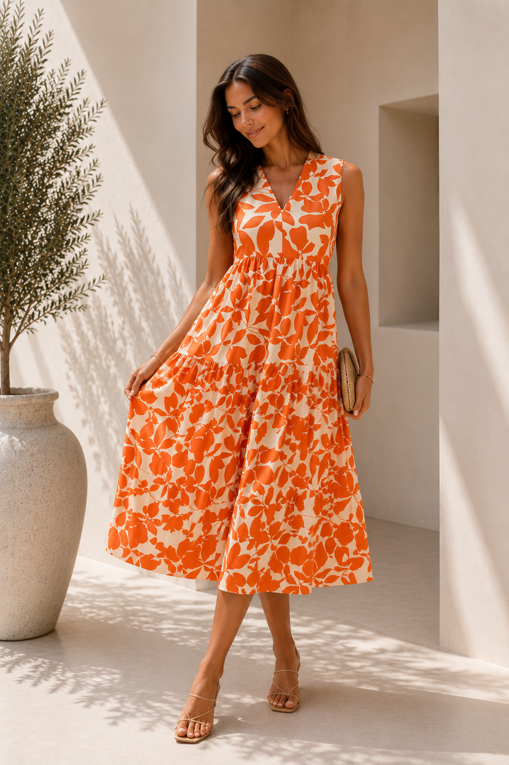 Marina™ | Vestido Elegante Floral